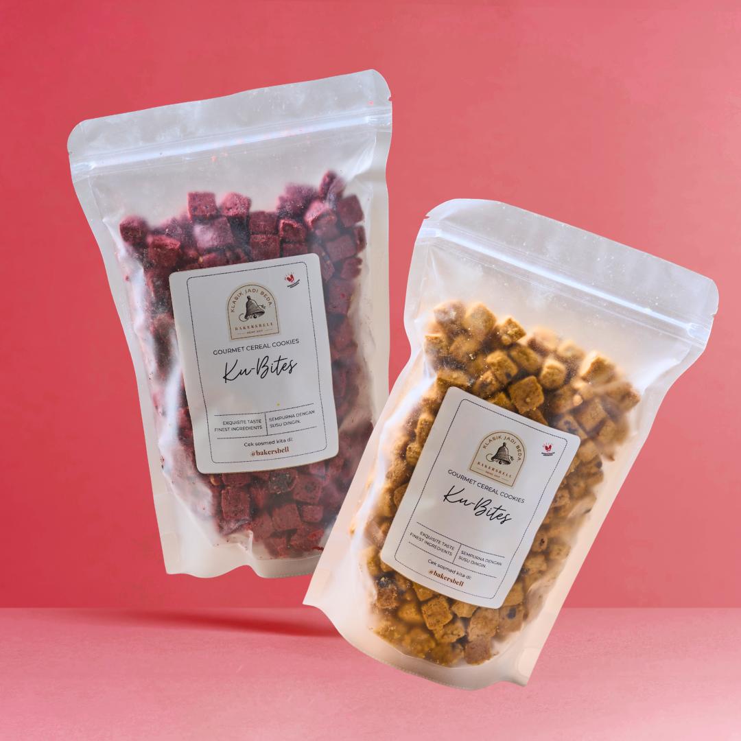 (PAKETAN) 2 x 300g Ku-Bites Gourmet Cereal Cookies