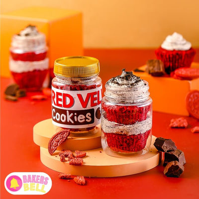 BROWNIES JARCAKE - Red Velvet Cookies